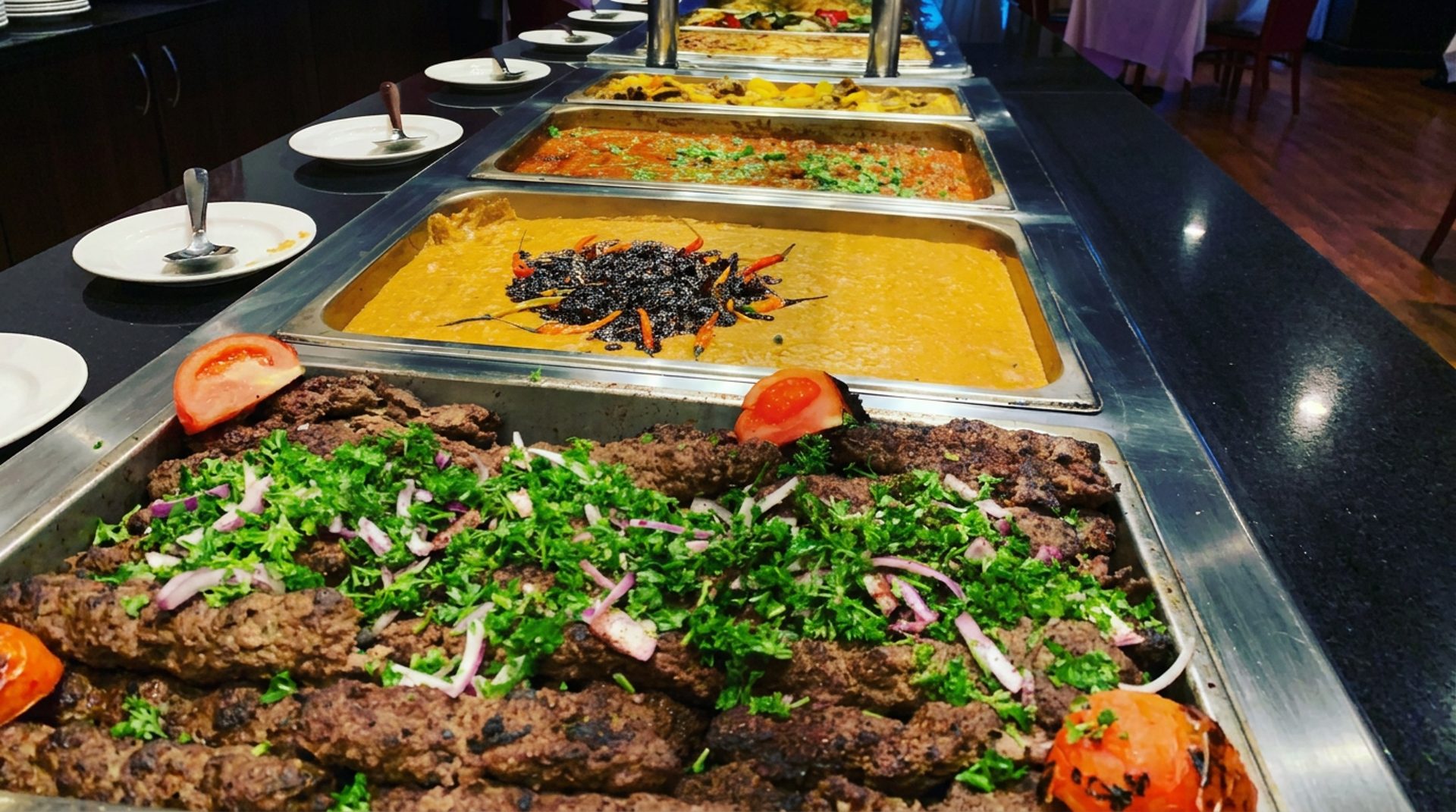 Buffet-style Iftar every evening